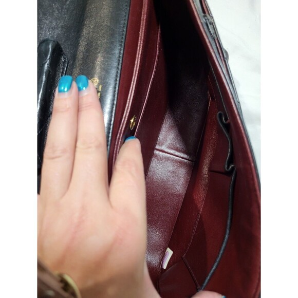 CHANEL MATELASSE 34 Single Flap Double Chain Shoulder Bag Lambskin - Picture 13 of 16